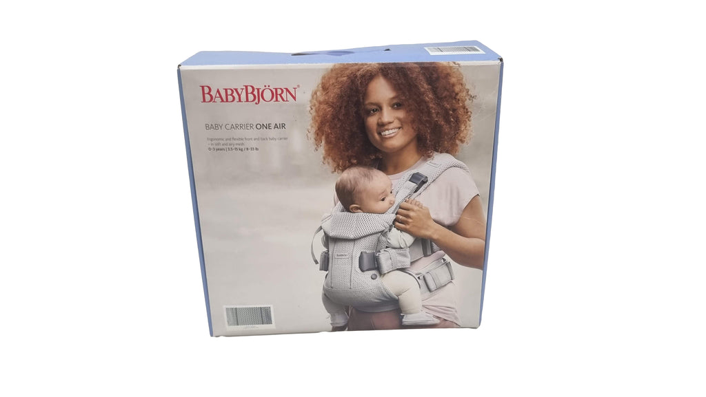 BabyBjörn - Baby 3D Mesh Carrier One Air - Silver - SecondGear.me