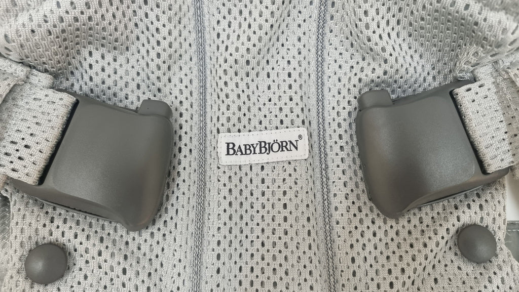 BabyBjörn - Baby 3D Mesh Carrier One Air - Silver - SecondGear.me