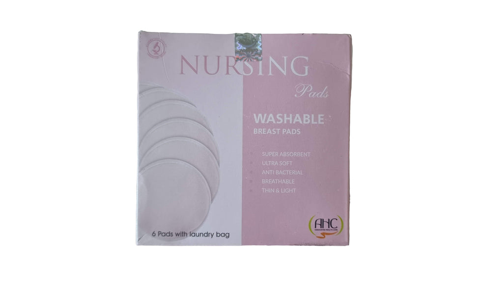 AHC - Washable Maternity Nursing Pads With Laundry Bag 6 Pads - SecondGear.me