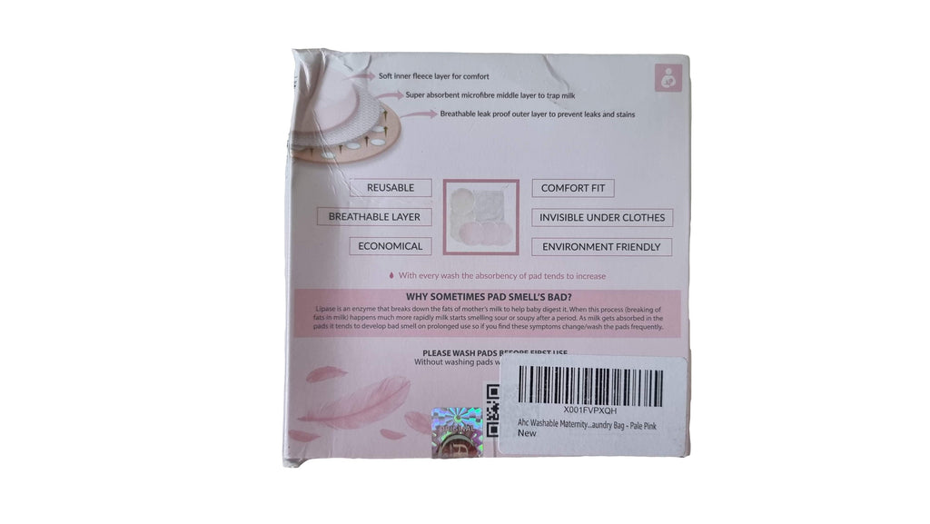 AHC - Washable Maternity Nursing Pads With Laundry Bag 6 Pads - SecondGear.me