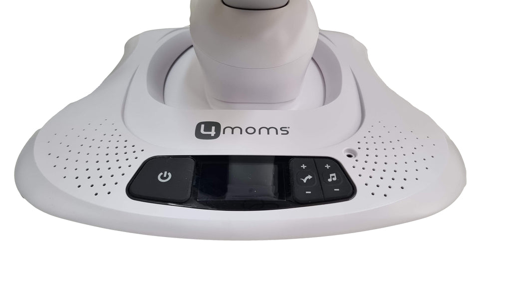 4Moms - Mamaroo 4.0 - Silver Plush with Newborn Insert - SecondGear.me
