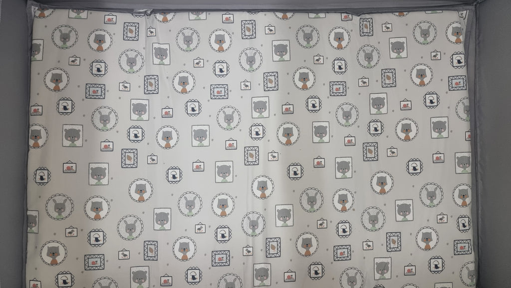 Joie - Excursion Change and Bounce Grey 3 piece playard Travel Cot Set - SecondGear.me