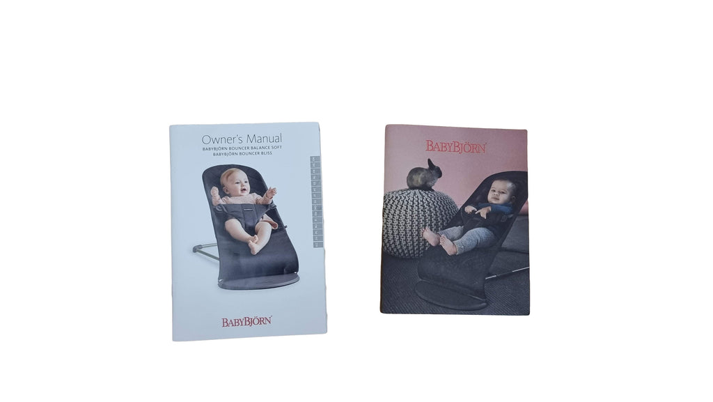 BabyBjörn - Mesh Soft Bouncer Balance - Silver / White - SecondGear.me