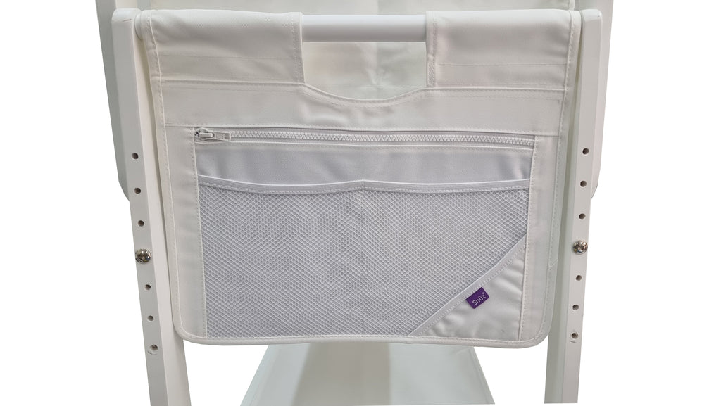 Snuz - Snuzpod 4 bedside crib with Bedding and Storage Pocket - SecondGear.me