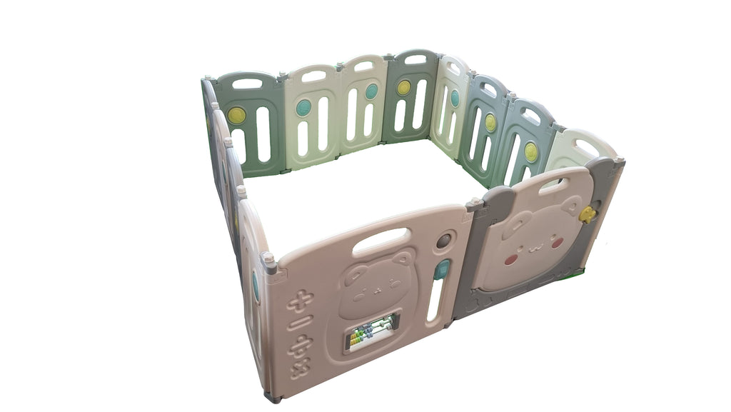 Sincher - 14 Panel Baby Play Pen - SecondGear.me
