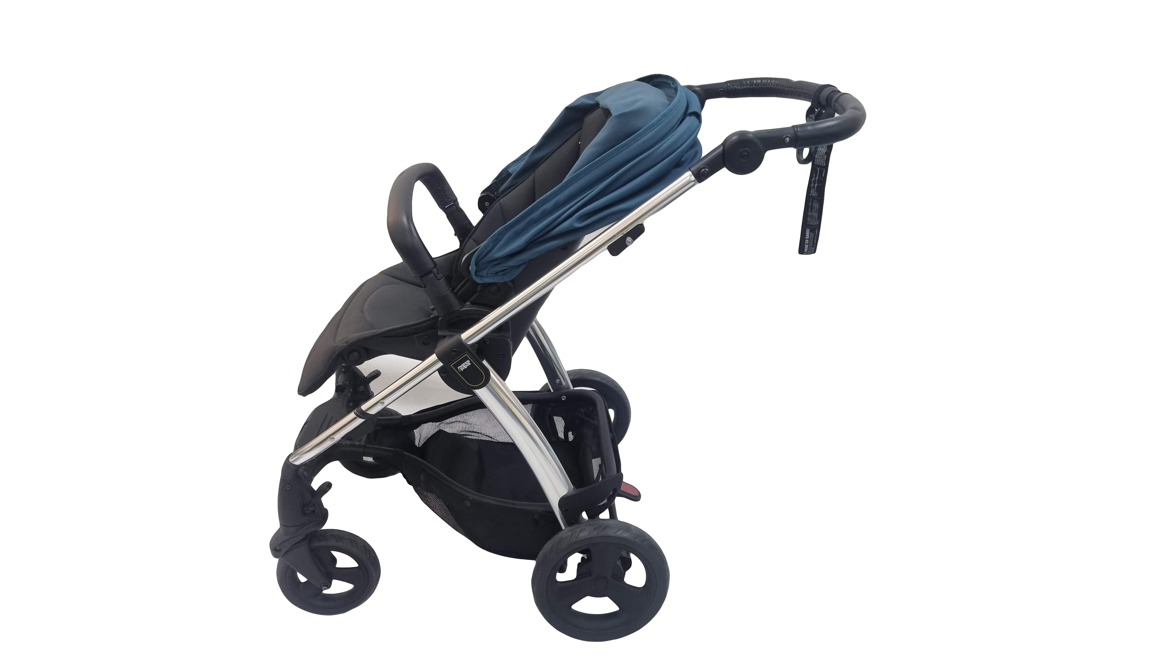Mamas Papas Chrome Sola2 Stroller Petrol Blue SecondGear.me