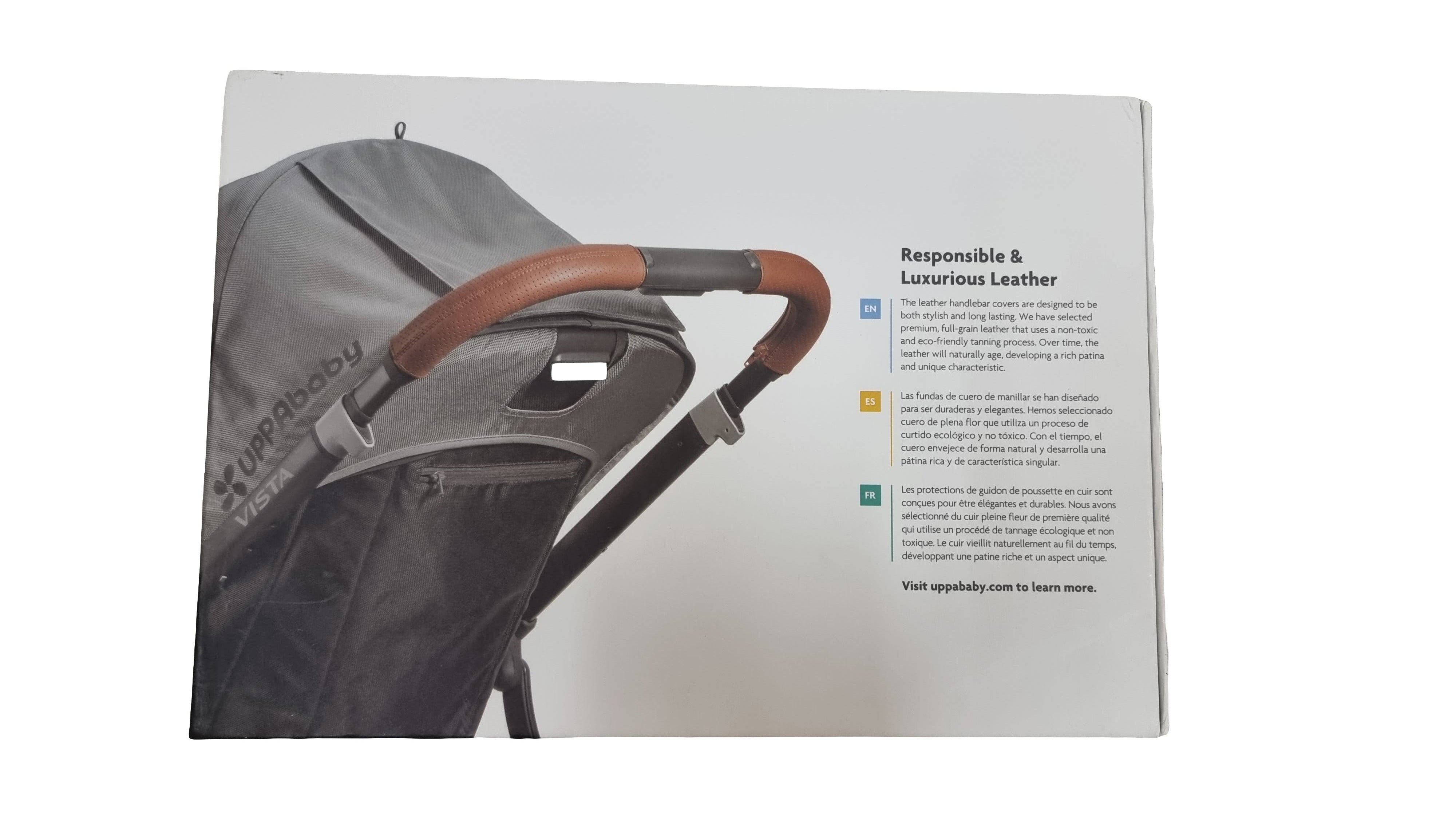 uppababy vista leather handlebar cover - saddle Uppababy