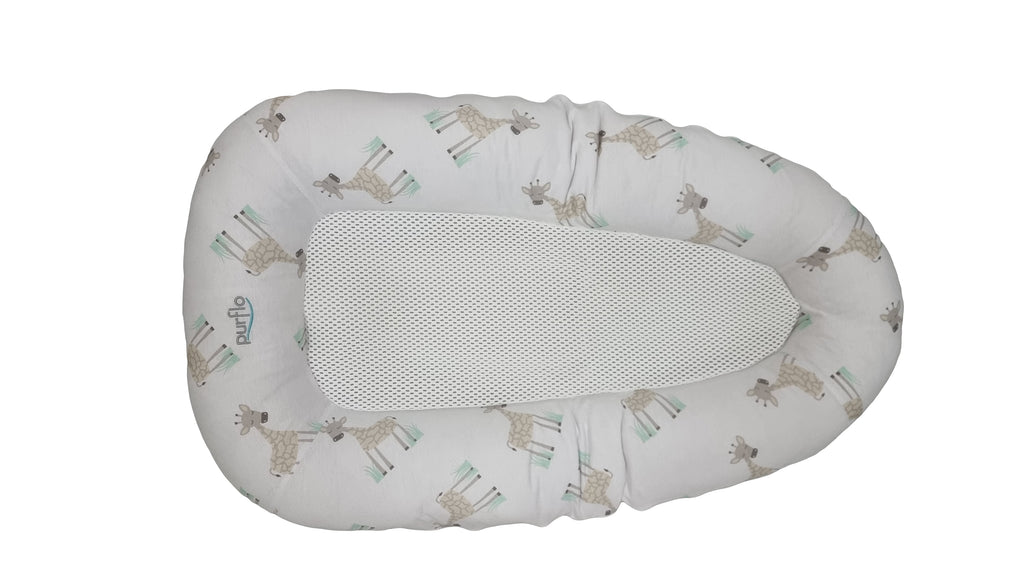 Purflo - PurAir Baby Breathable Sleep Nest - Giraffe - SecondGear.me