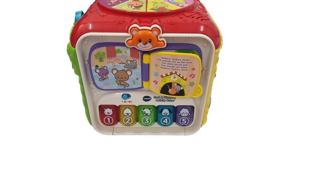 V Tech - Sort & Discover Activity Cube - SecondGear.me