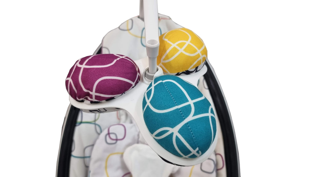 4Moms - Mamaroo 4.0 - Multi Plush with Newborn Insert - SecondGear.me