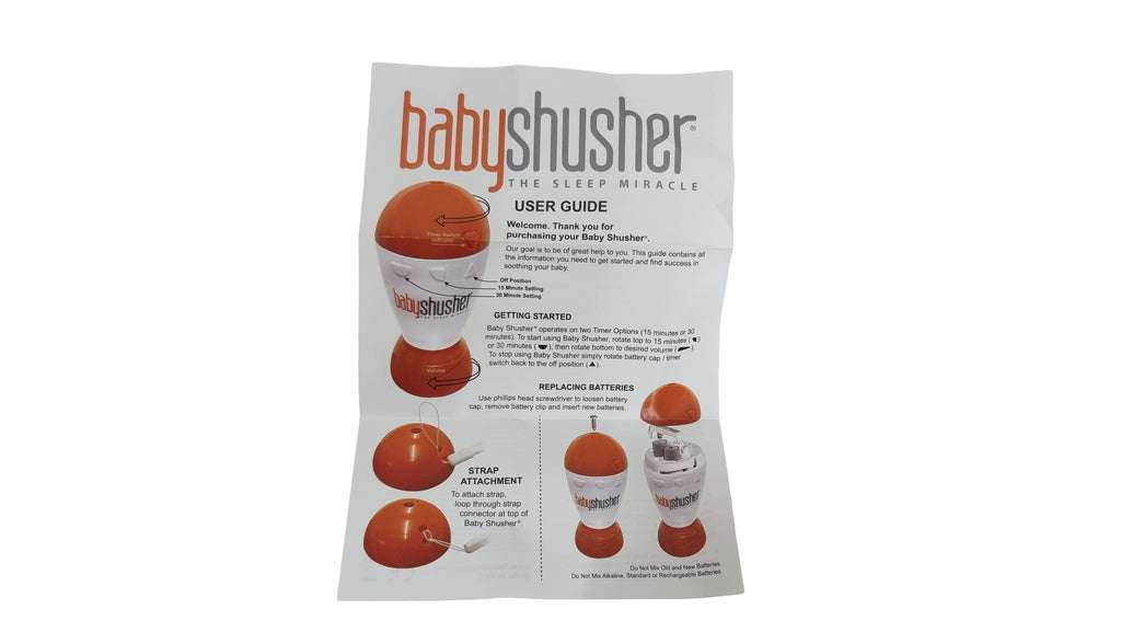 Baby Shusher - Baby Sound Soother - SecondGear.me