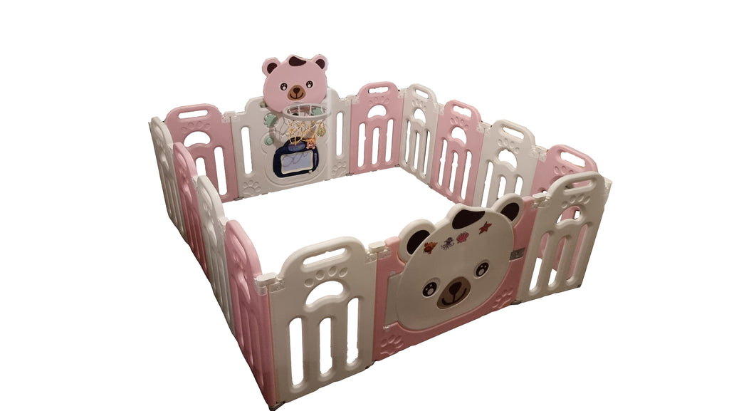 Little Angel - Foldable Indoor & Outdoor Play Yard - Pink - SecondGear.me