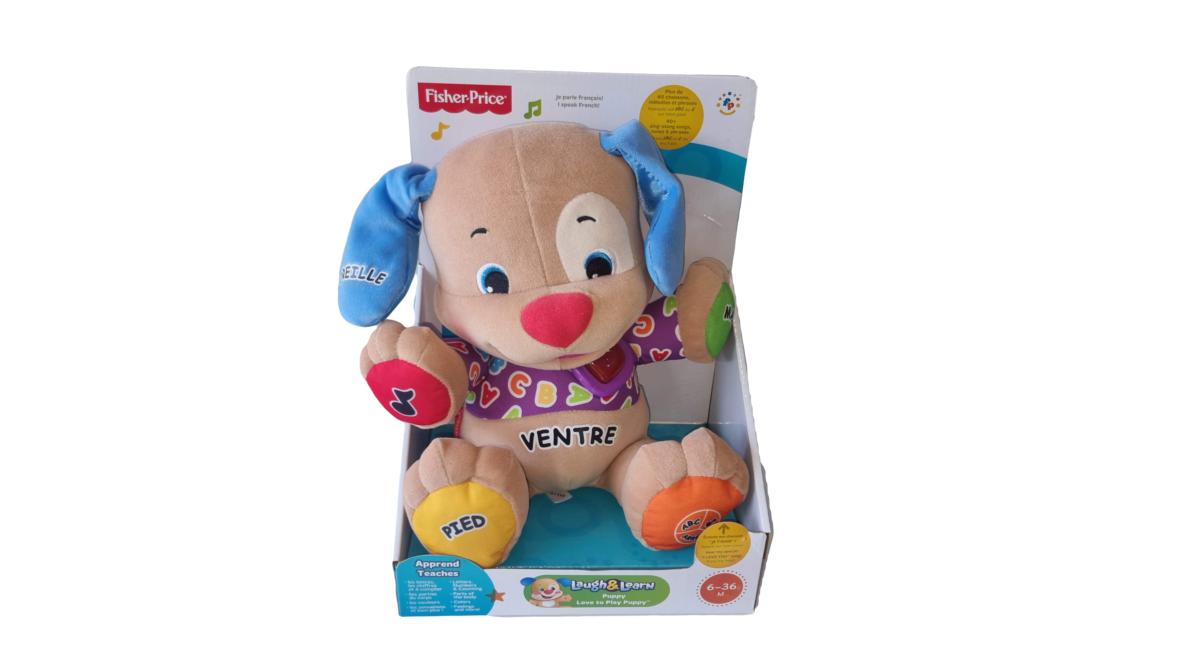 Fisher Price Laugh and Play Puppy (French) –