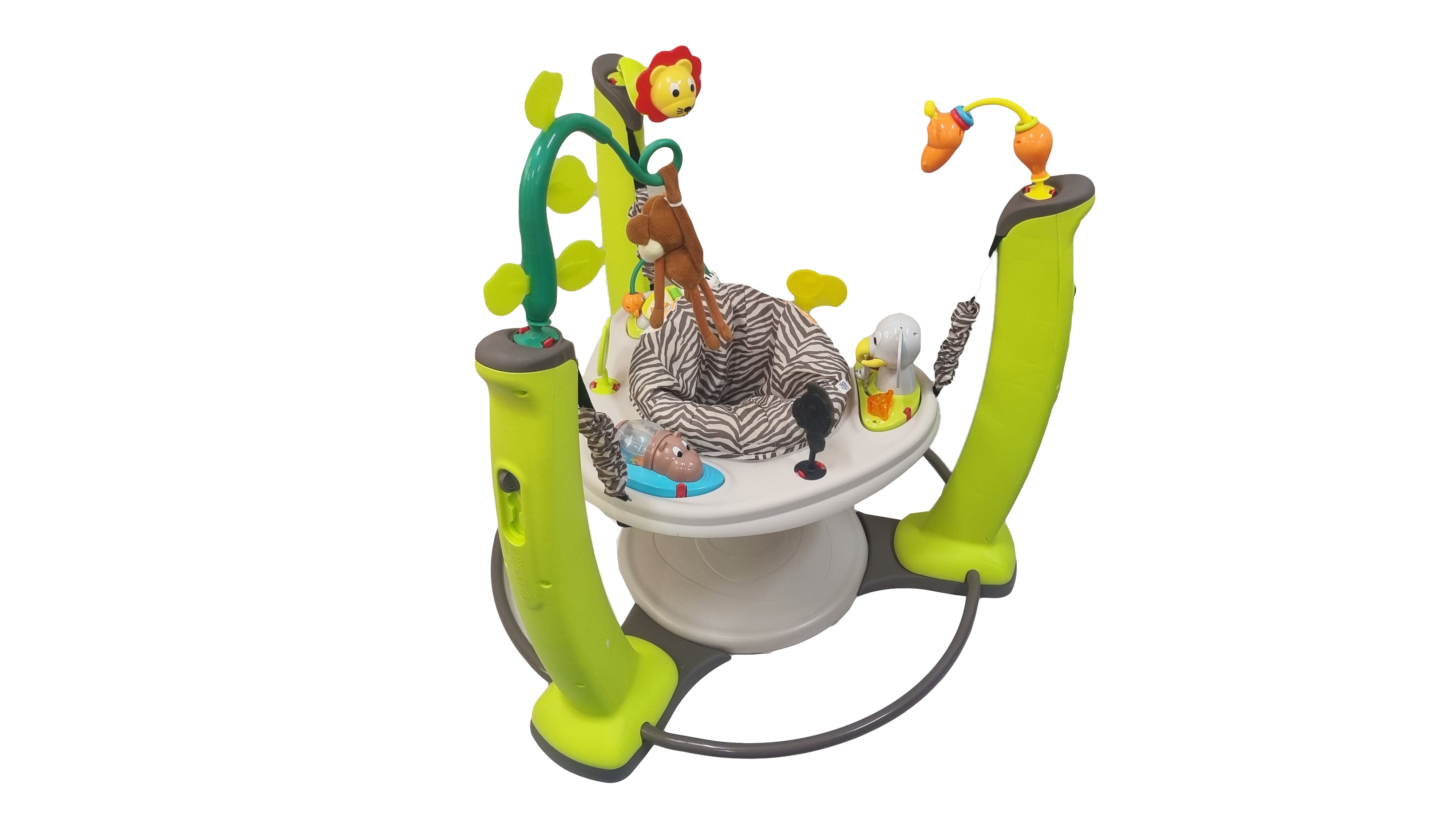 Evenflo ExerSaucer Jump Learn Jungle Quest Jumper Olive