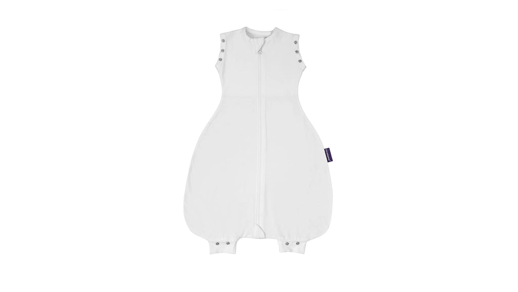 ClevaMama - 3 in 1 Nite Nite Romper & Sleeping Bag - 1 Tog - White (0-9m) - SecondGear.me