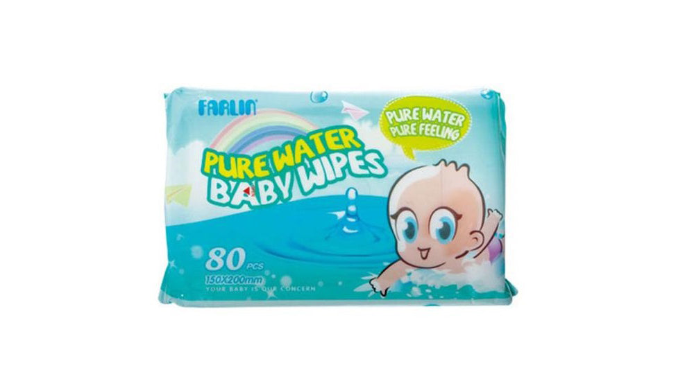 FARLIN - Wet Wipes Pure Water 80 Wipes Per Pack - SecondGear.me