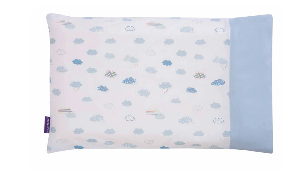 ClevaMama - ClevaFoam® Pram Pillow Case - Soft Blue - SecondGear.me