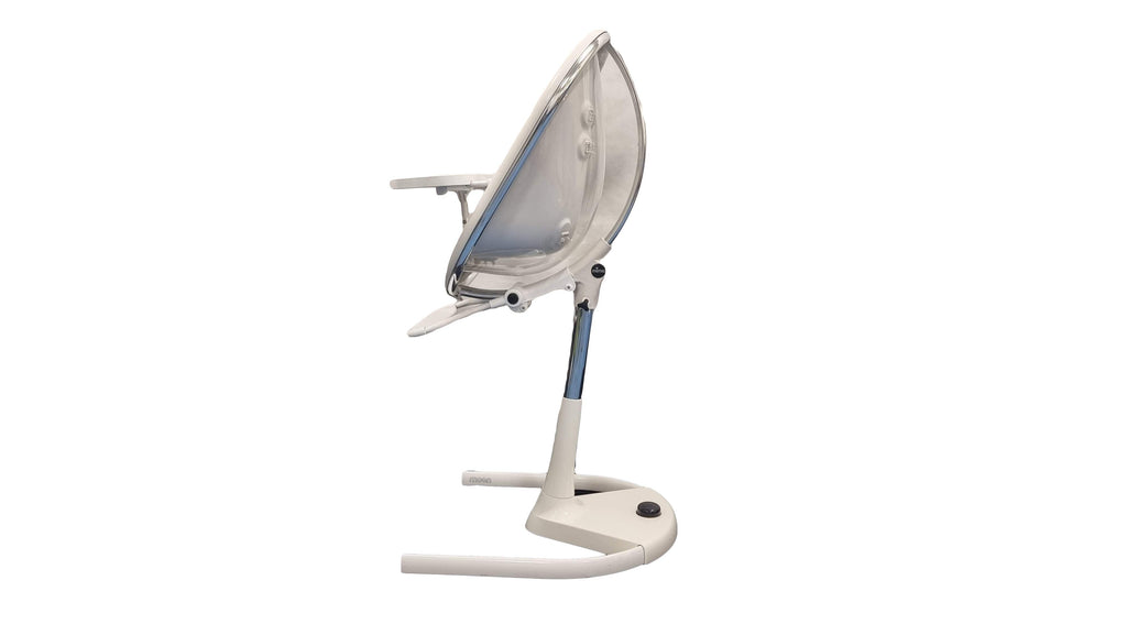 Mima - Moon Highchair With Footrest - White - SecondGear.me