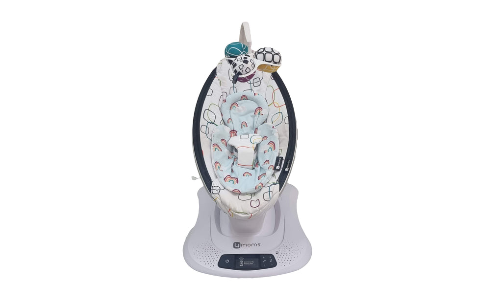 4Moms - Mamaroo 4.0 - Multi Plush with Newborn Insert - SecondGear.me